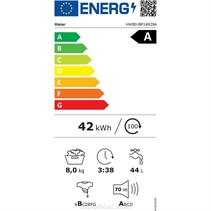 Lavatrice HAIER 8Kg Slim - 1400G - calsse A - HW80-BP14929A-S-E