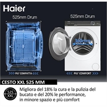 Lavatrice HAIER 8Kg Slim - 1400G - calsse A - HW80-BP14929A-S-5